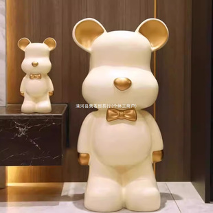 2025 New Violent Bear Piggy Bank, Only in and Out, Extra Large Floor-Standing Small Gift Ornaments, Piggy Bank for Men, Women and Kidsren