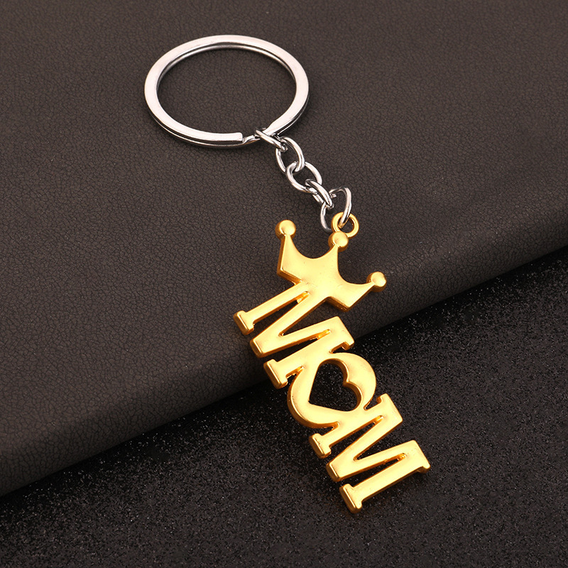 Simple Style Letter Alloy Mother'S Day Unisex Keychain 1 Piece display picture 6