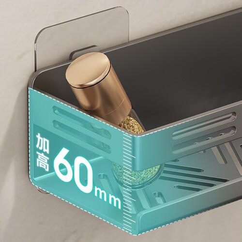 Kitchen spice rack, punch-free multifunctional spice supplies storage rack, stainless steel drain tray