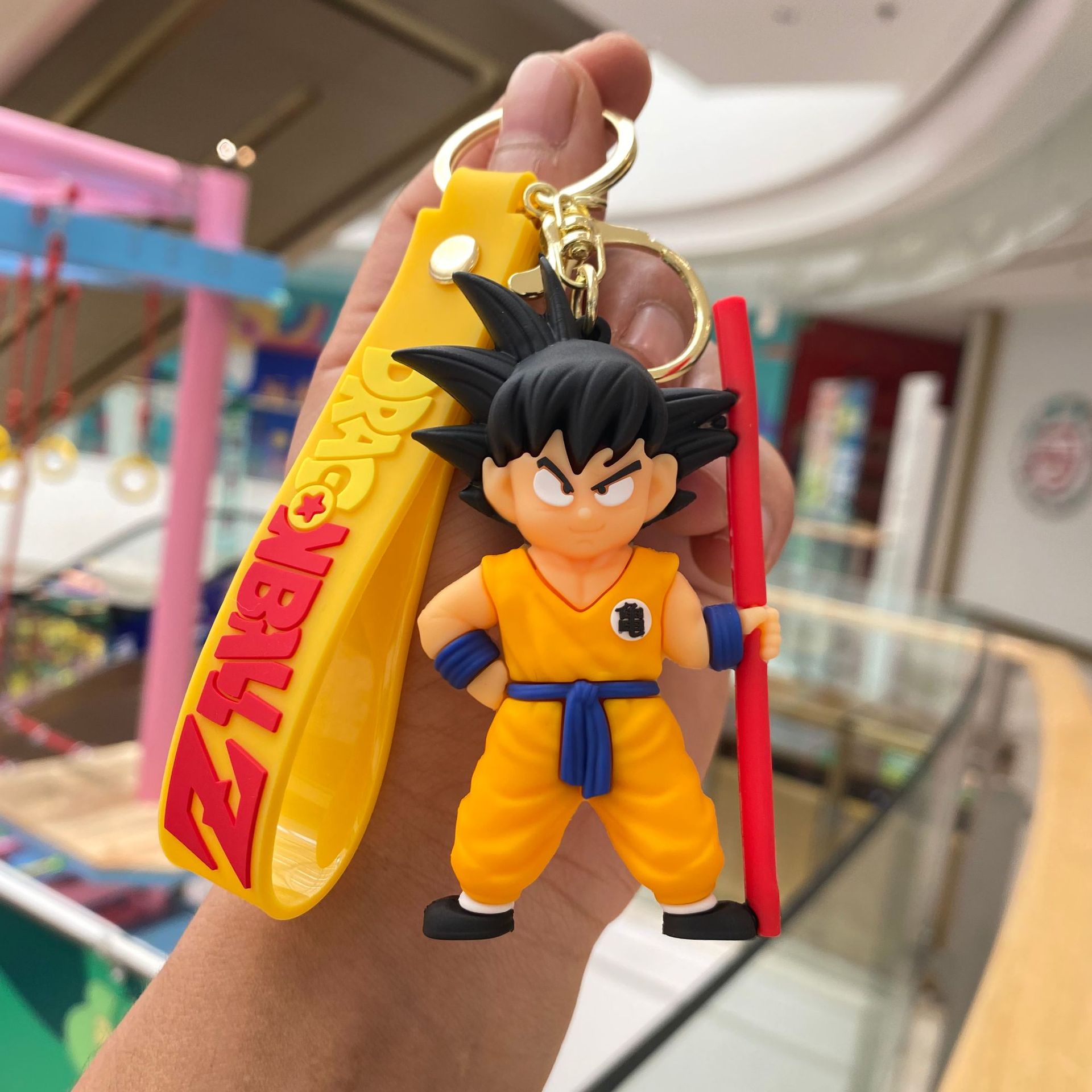 Llavero Dragon Ball-Aro dorado-Ropa amarilla