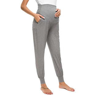 Spot Amazon Women's New Maternity Pants Yoga Sports Pants European and American Women's Cross-border Yoga Cross-border 10 Colors