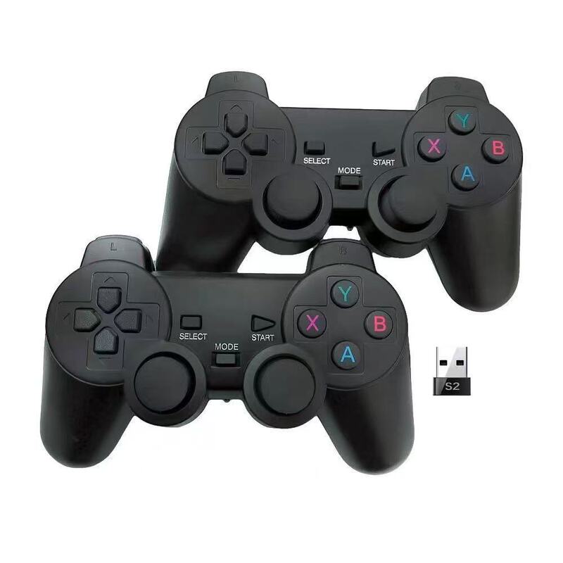 S2 コントローラーダブル 2.4 グラムワイヤレスゲームコントローラーワンツーツー S2 レシーバーモーターフリーゲームボックス特別に装備|undefined