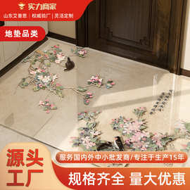 透明入户地垫PVC客厅防震木地板保护膜进门塑料垫子防水防滑脚垫