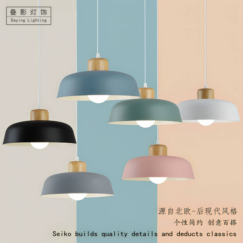 Nordic minimalist Macaron chandelier restaurant bedside milk tea shop fruit and vegetable shop studio lounge lighting wholesale cross-border Nordic minimalist Macaron chandelier restaurant bedside milk tea shop fruit and vegetable shop studio lounge lighting wholesale cross-border