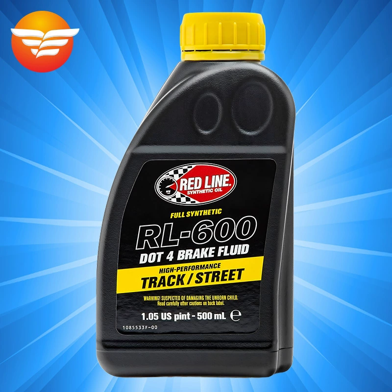 RED LINE RL-600 DOT4 полностью синтетическое тормозное масло, импортированное из США