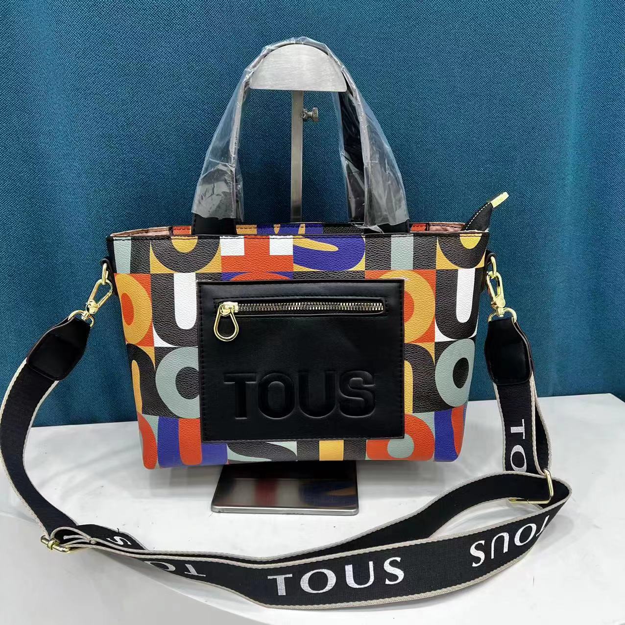 Large-capacity tote bag 2024 new European and American TS armpit bag, western style simple shoulder handbag tote bag_voghion.com