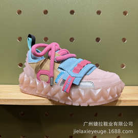 【专柜正品 支持验货】OETZI 冰人奥兹厚底女系带丑萌鞋T24340142