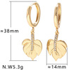 Earrings, fashionable zirconium, ear clips, European style, wholesale