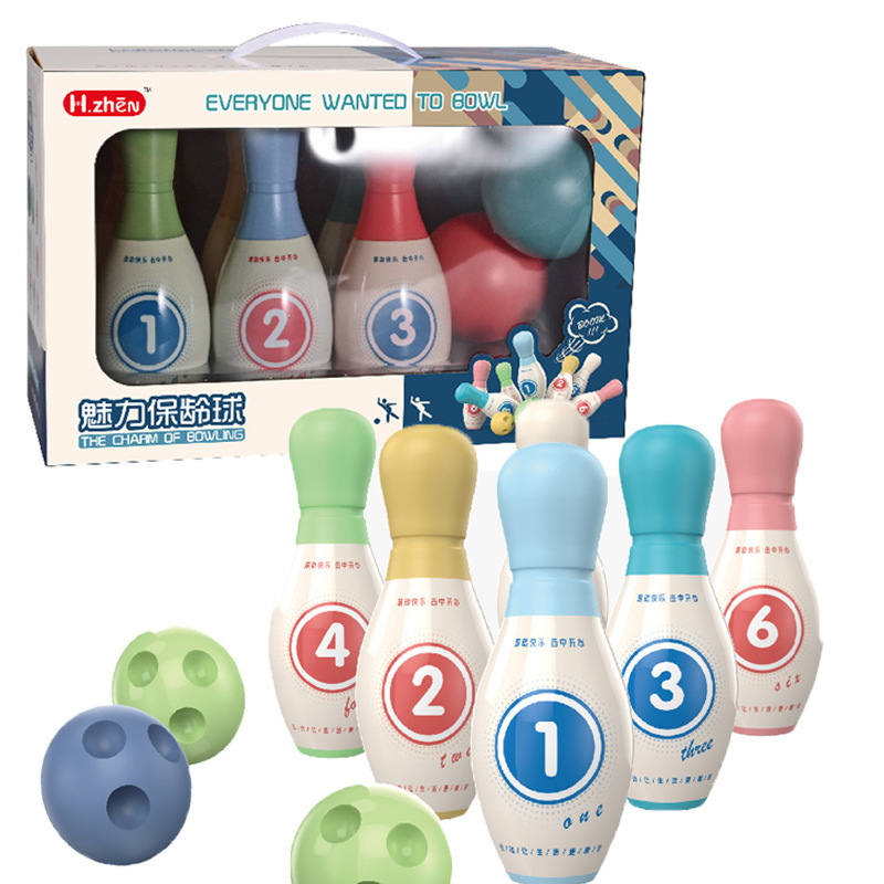 Children's bowling boys and girls Interactive Leisure indoor sports games play house toys Kindergarten Gifts