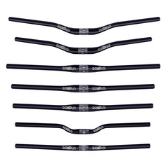 Mountain bike handlebars, horizontal bicycle handlebars, aluminum alloy straight handlebars, horizontal handlebars, 25.4/31.8X700mm handlebars