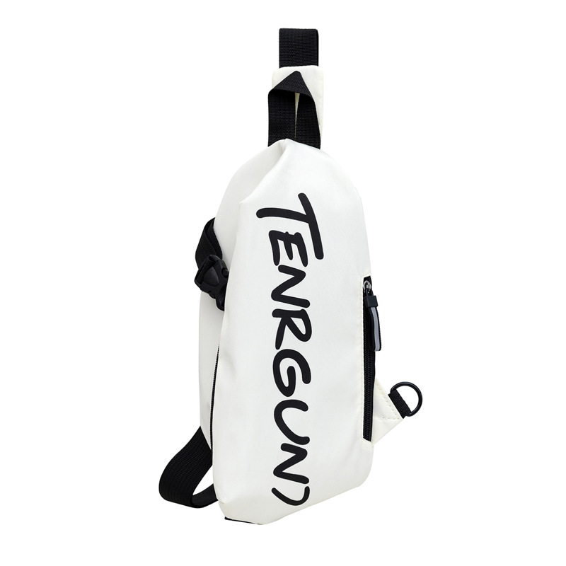 Bolsa de pecho de marca de moda ins 2024 nueva pareja de gran capacidad estilo occidental bolsa de pecho de hombro con textura bolsa de mensajero de moda