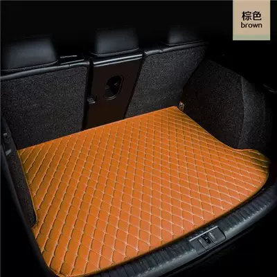 Trunk Mat | mat rear - single-brown-leather-message-car-name-year-default-item