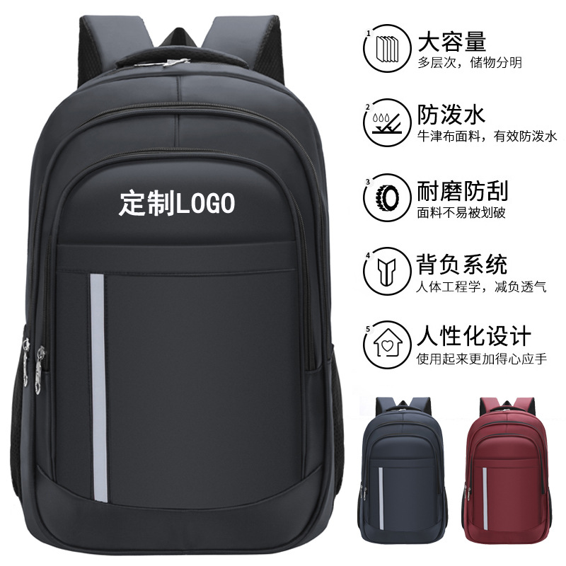 Travel casual capacious waterproof backpack for traveling