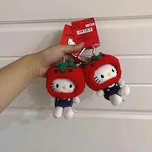 番茄小丸子头套hellokitty包包挂件凯蒂猫kt猫书包挂饰品公仔玩偶