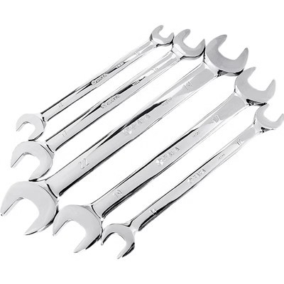 Llave abierta Llave de doble cabeza llave sólida llave de doble propósito llave fija traje herramienta de reparación de automóviles