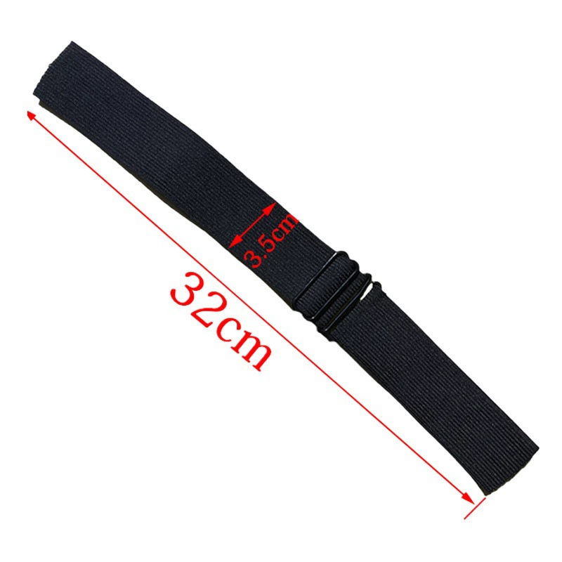 Черная полиэфирная трикотажная эластичная повязка 3,0 парик крышка головки сетка край эластичный крючок регулируемый