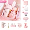 Powder—Long Cup Spoon Headband Makeup Mirror Cloth Sugar Bag-19.5x19.5x9cm