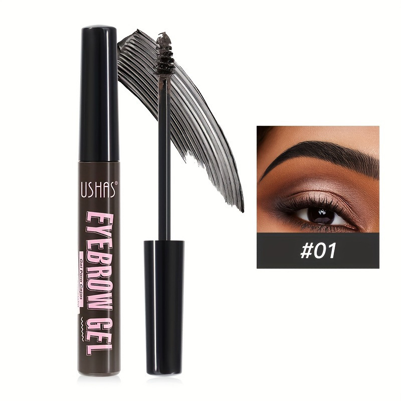 USHAS Europa y los Estados Unidos transfronterizos spot para sostener la crema de cejas impermeable, anti-transpiración, no decoloración, no mareo, estereoscópico, natural UC039