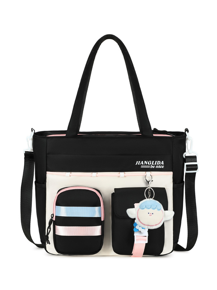 Mochila escolar para estudiantes de secundaria nueva para mujer con bolsa de matrícula