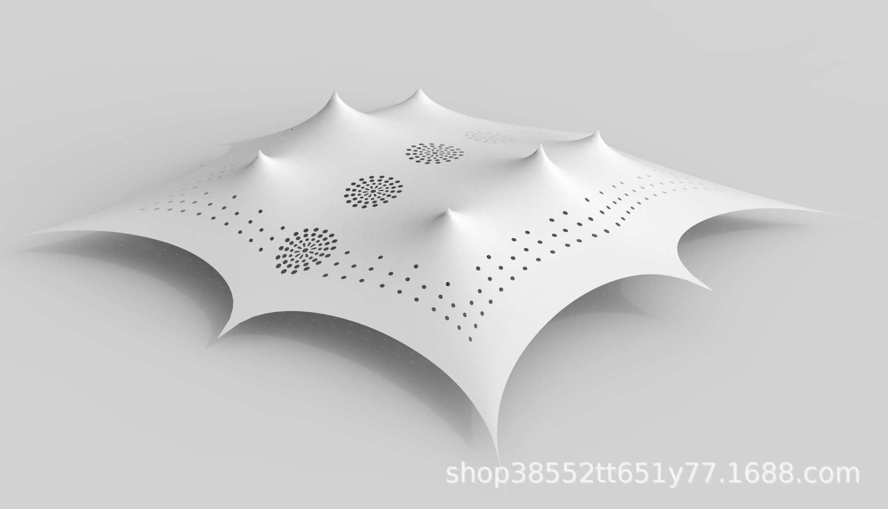 Wedding Cheese Tent Outdoor Super Large Stretchable Canopy with Holes Versatile Canopy