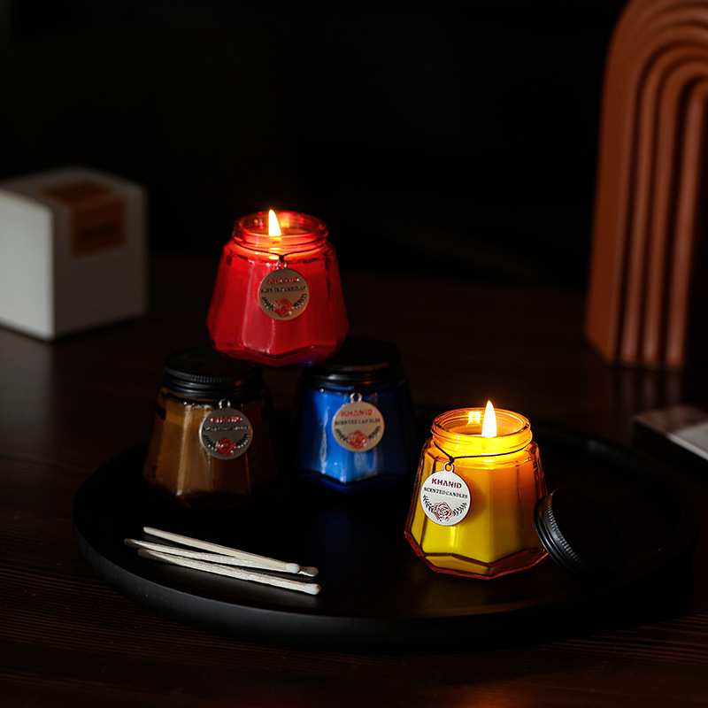 Romantic Atmosphere INS Natural Rich Gift Ambiance Diamond Cup Scented Candle_voghion.com
