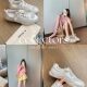 [sheii Su Yinyin] Shufulei ~ Waffles Mesh Breathable Ballet Sports Casual Shoes Women's De Training Forrest Gump Shoes