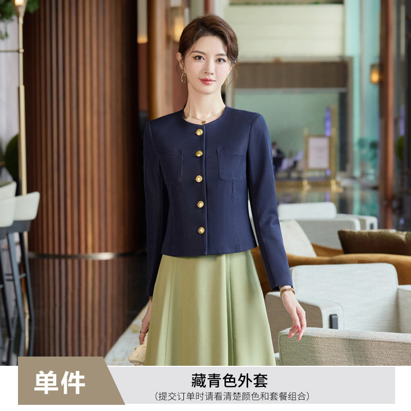西装套装女2025新款连衣裙休闲百搭气质外套纯色女士修身西服套裙|undefined