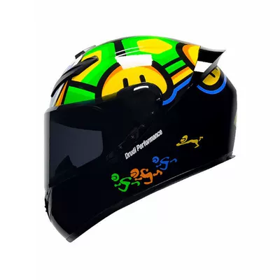 Four-Season Helmet, Foreign Trade | Motorcycle Safety Supplies - qk111-black-turtle-with-black-mirror-foreign-trade-version-s