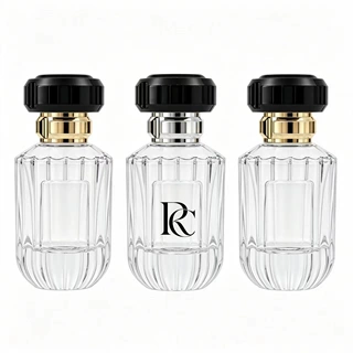 100ml异形玻璃瓶100ml50ml30mlLOGO复古异形香水瓶香水分装瓶