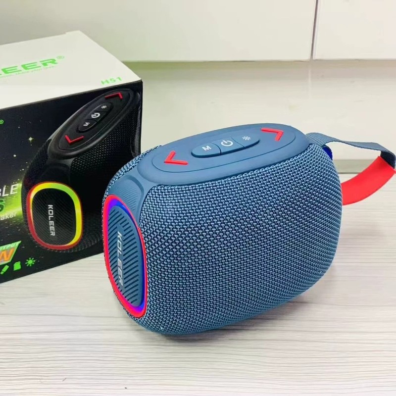 クロスボーダー H51 ワイヤレス Bluetooth スピーカーワイヤレス屋外サブウーファーポータブル TWS 屋外カード Bluetooth 小型スピーカー|undefined