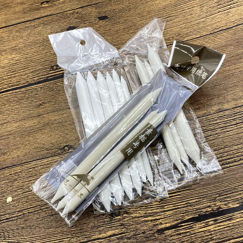 3 pieces of 6-pack paper erasing pens art highlight sketch white paper pen erasing set rice paper correction pen smear painting tool