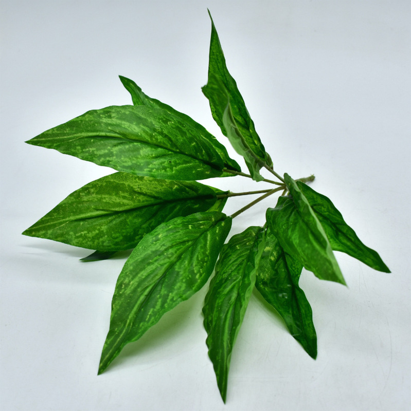 メーカー直販シミュレーション植物プラスチック造花植物壁配材ゴム手触り葉亀背葉緑羅|undefined