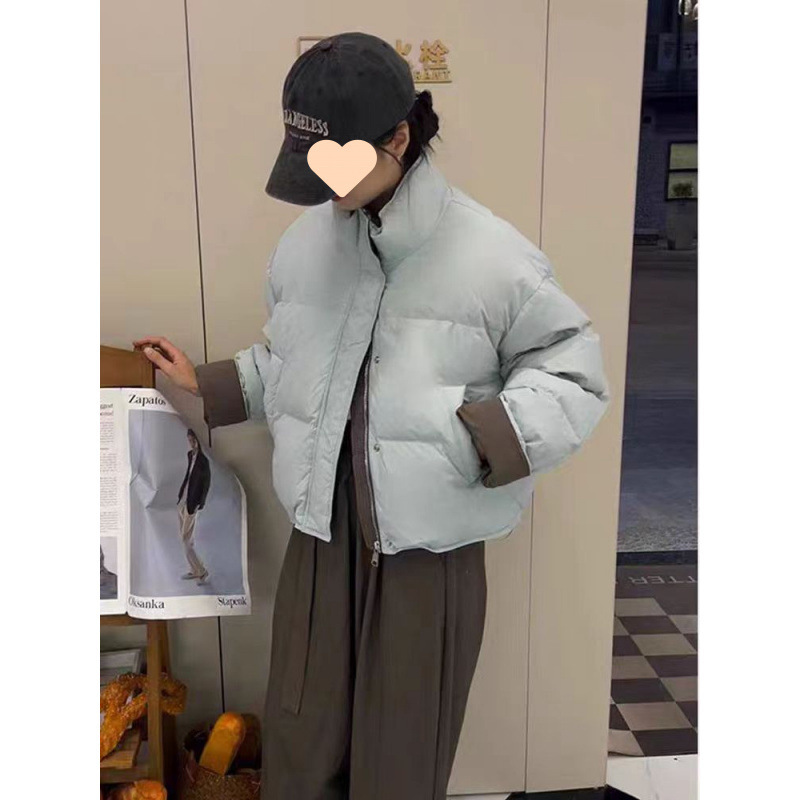 网红2025冬装新款棉服外套短款棉服冬季加厚面包棉衣