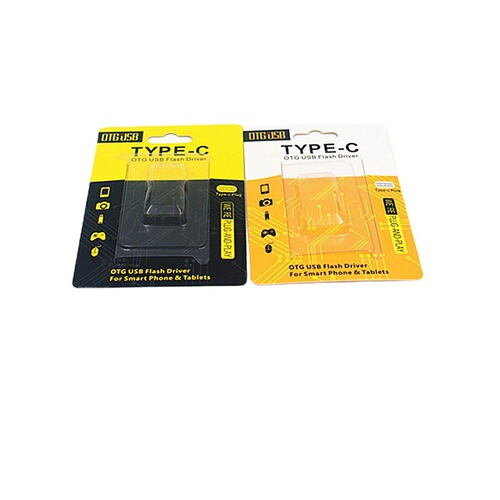 Universal Type-C OTG adapter packaging color box usb3.0 type-c otg cardboard blister packaging