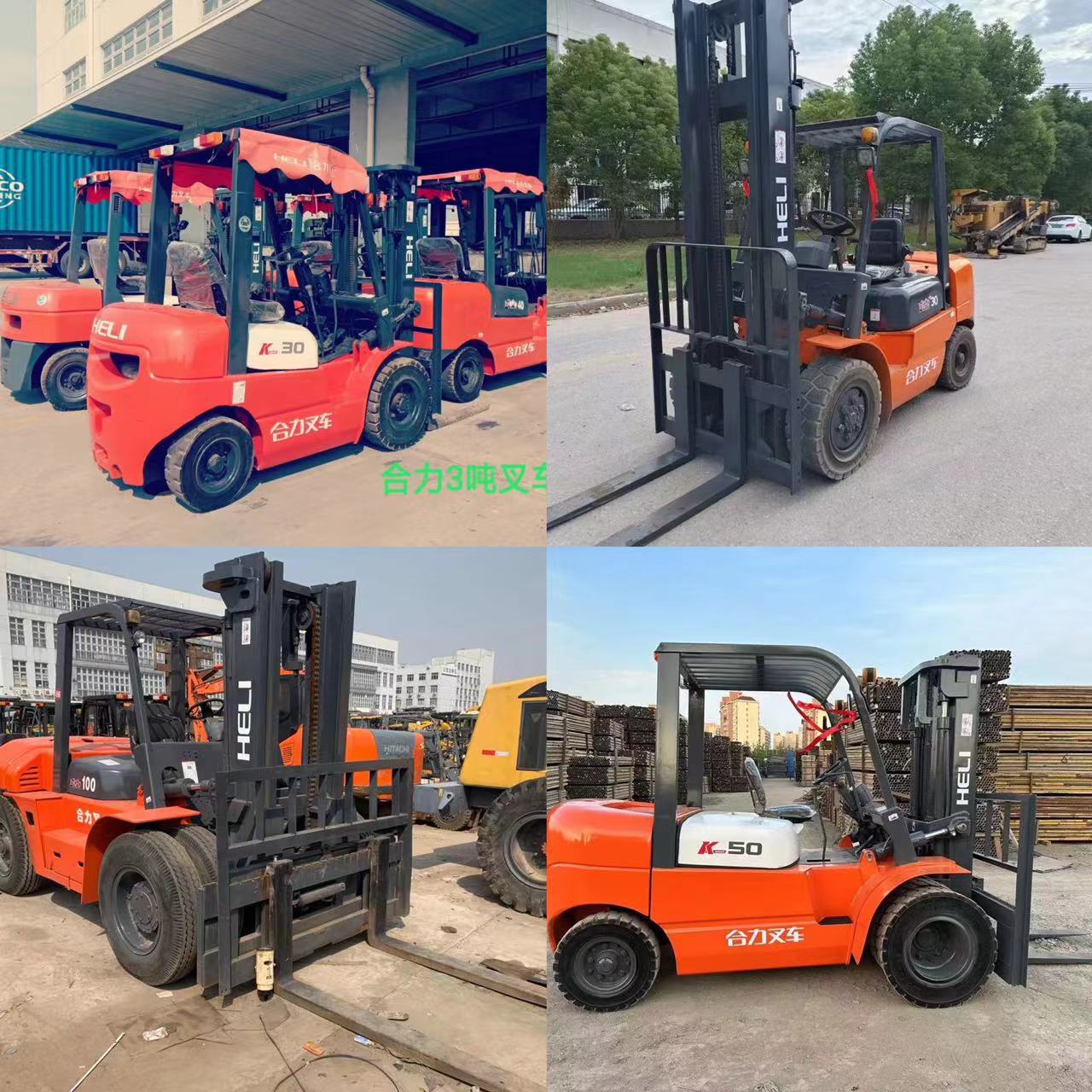 Henan vende carretillas elevadoras de segunda mano exportación - 3 toneladas, 4 toneladas, 5 toneladas, 6 toneladas, 7 toneladas - motor nacional tres-cuatro
