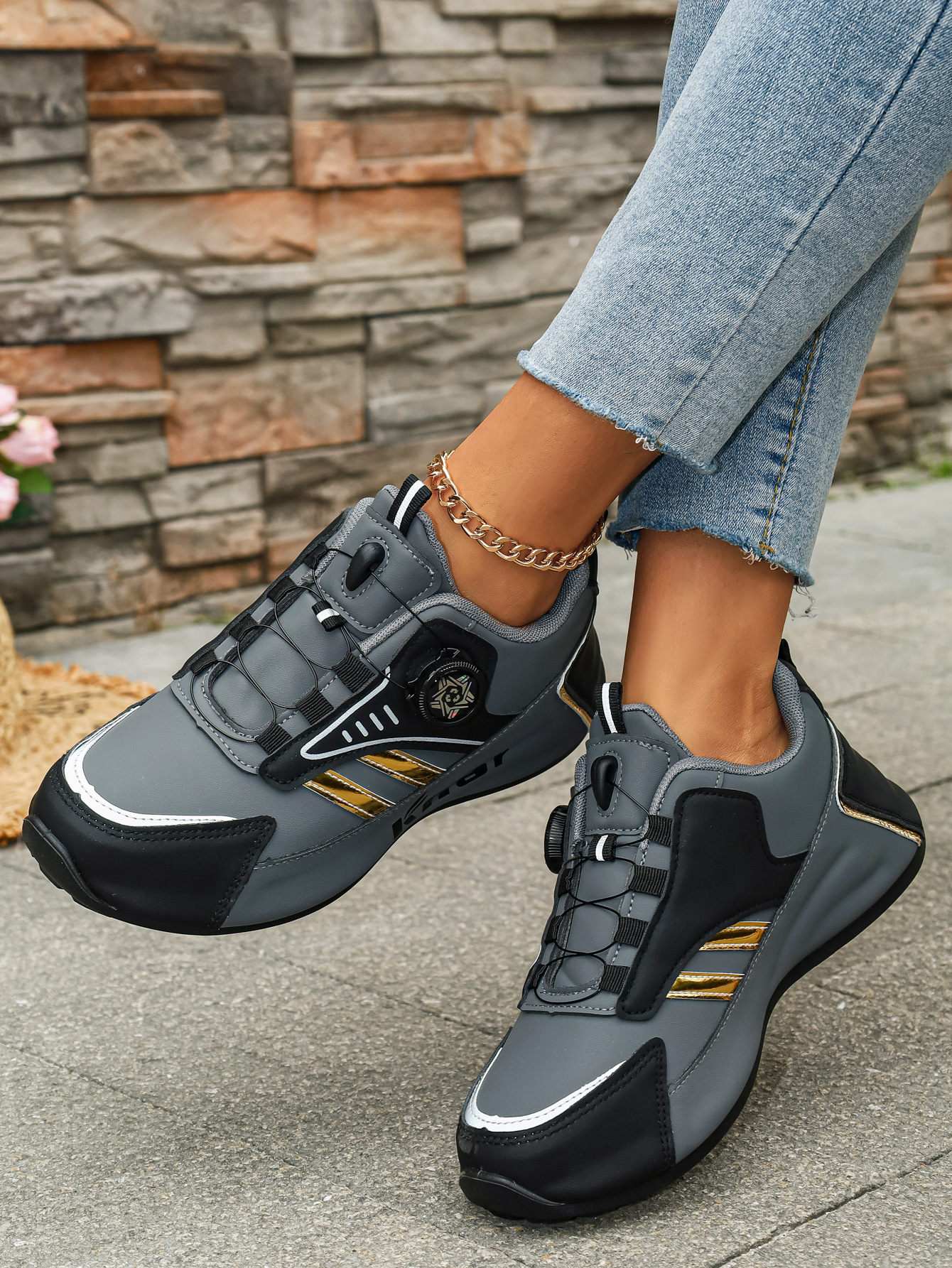 Plu-ize Women' Neaker, Fahionable Caual Low-top Outdoor Kateboard Hoe_vogvips.com