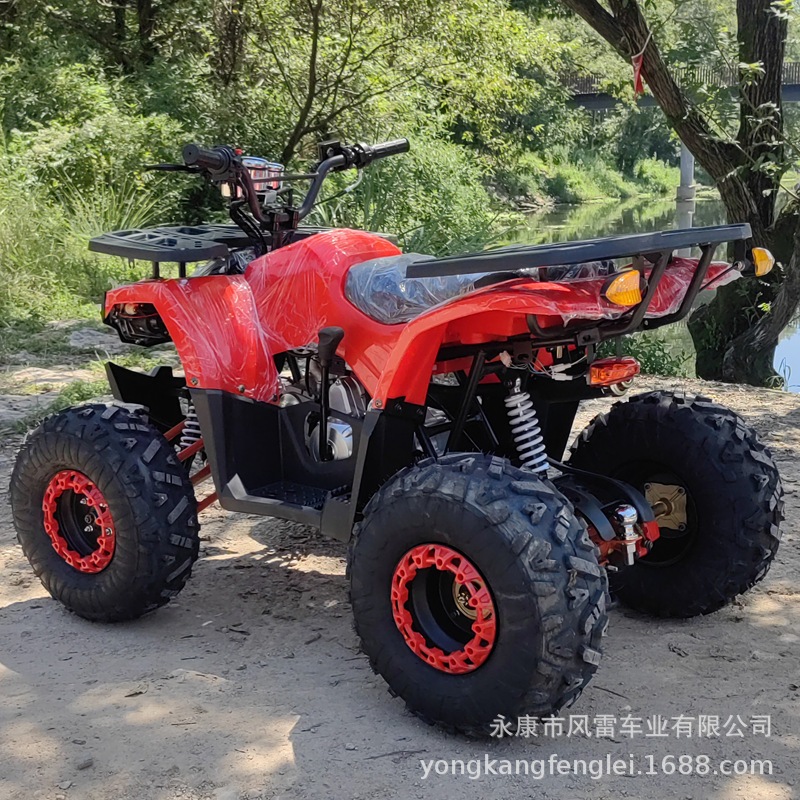 Cuatrimoto Todoterreno ATV de Hierro y Plástico a Gasolina para Montaña