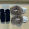 Brown black gaiters