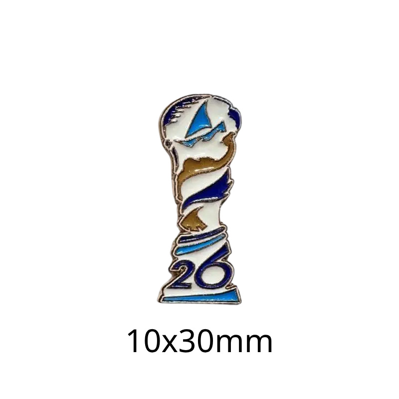 Insignias metálicas transfronterizas, pegatinas para teléfonos móviles, broches, Copa Mundial, Liga de Campeones, club de fútbol, insignias del Real Madrid, insignias del Liverpool al por mayor