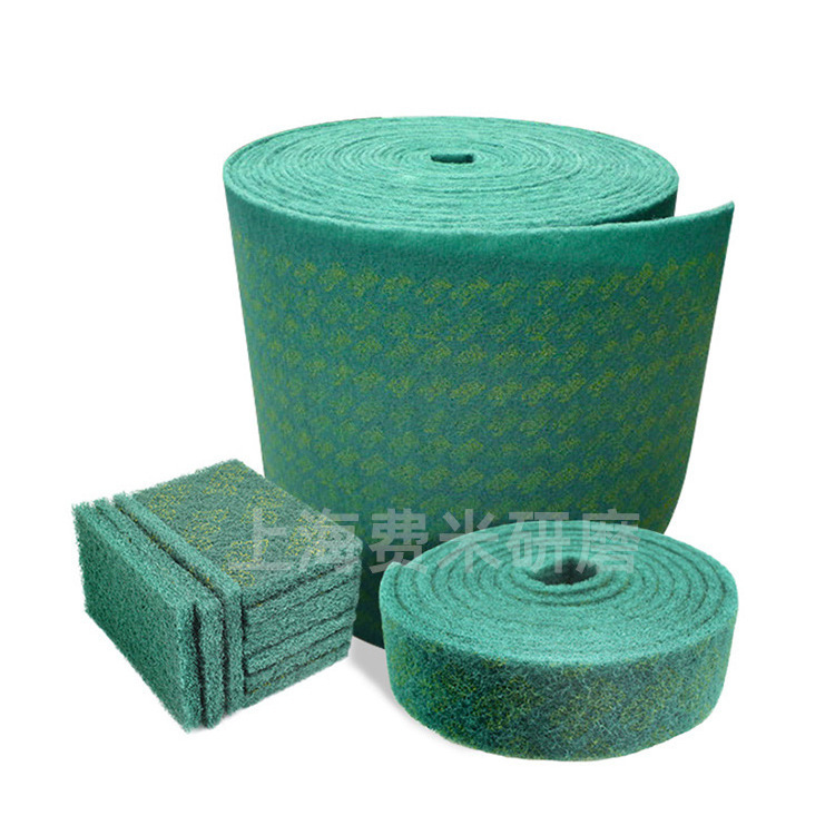 8698 industrial scouring pad Polishing stainless steel aluminum alloy copper 6*9 non-woven vegetable melon cloth industrial wiping cloth