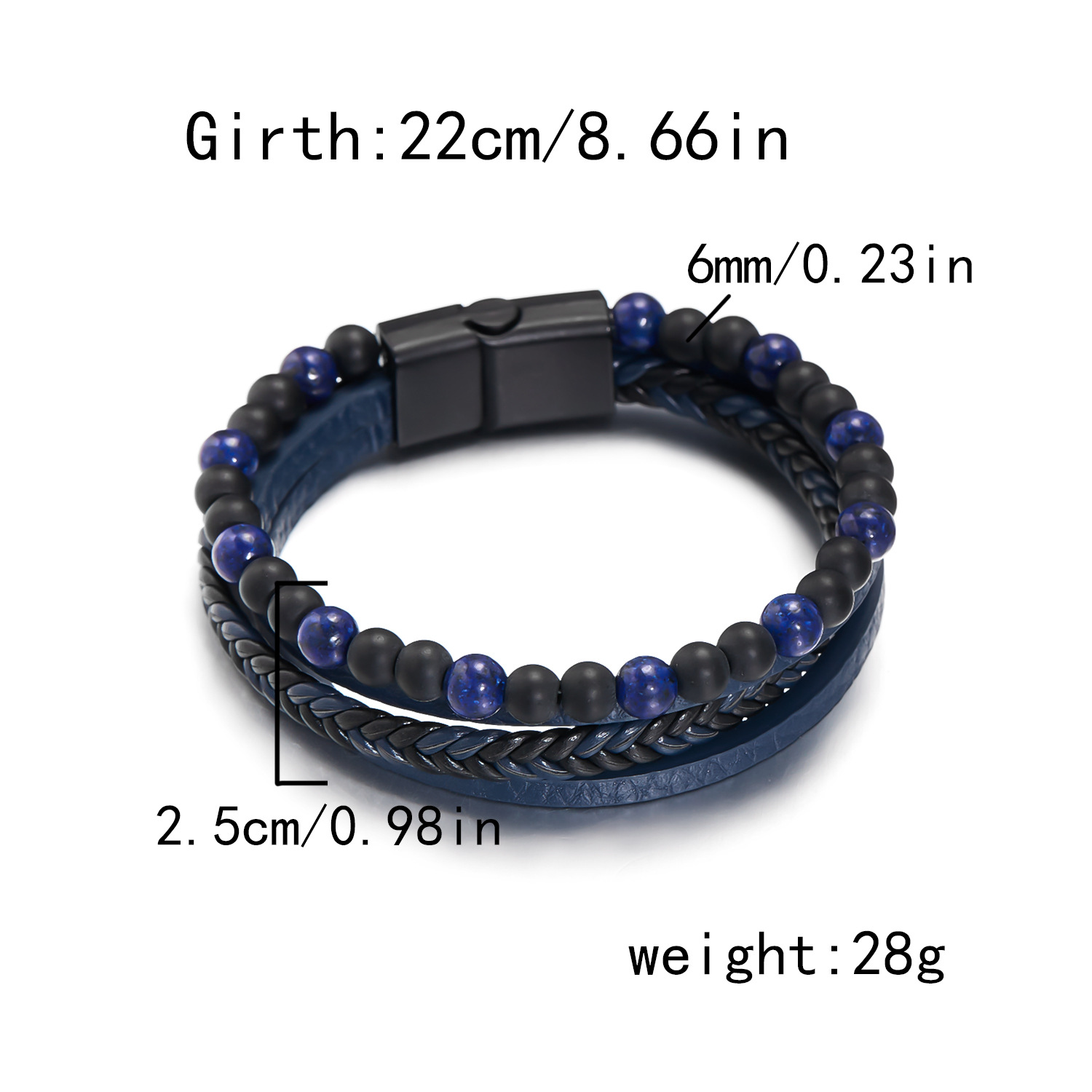30g Weight Bracelets Classification 1 Piece Quantity Daily, Street Occasion Pu Leather Material Geometric Pattern Men's Gender Braid Design Retro Style Retro Geometric Pu Leather Braid Men's Bracelets Men Cuff & Bangle 无