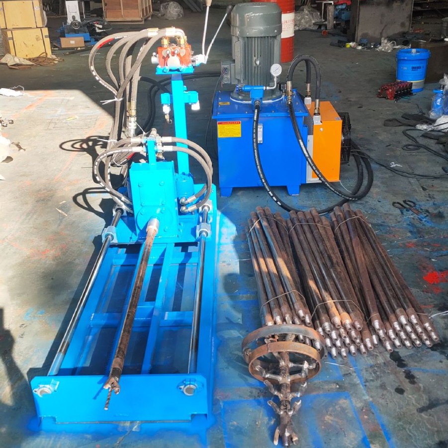 电动纯液压泵站水钻顶管机过路打孔铺管机分体定向穿越穿管机