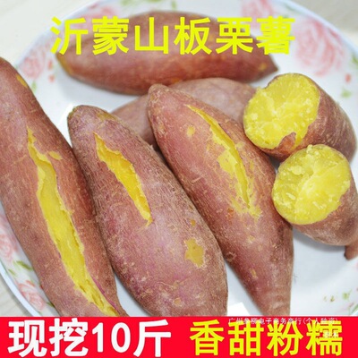 [【红薯】板栗红薯新鲜地瓜蜜薯沙地黄心香小番薯蔬菜2/5/10斤木薯]