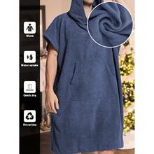F 16591 Microfiber Zipper Hidden Pocket Swim Towel ��ϸ��ά