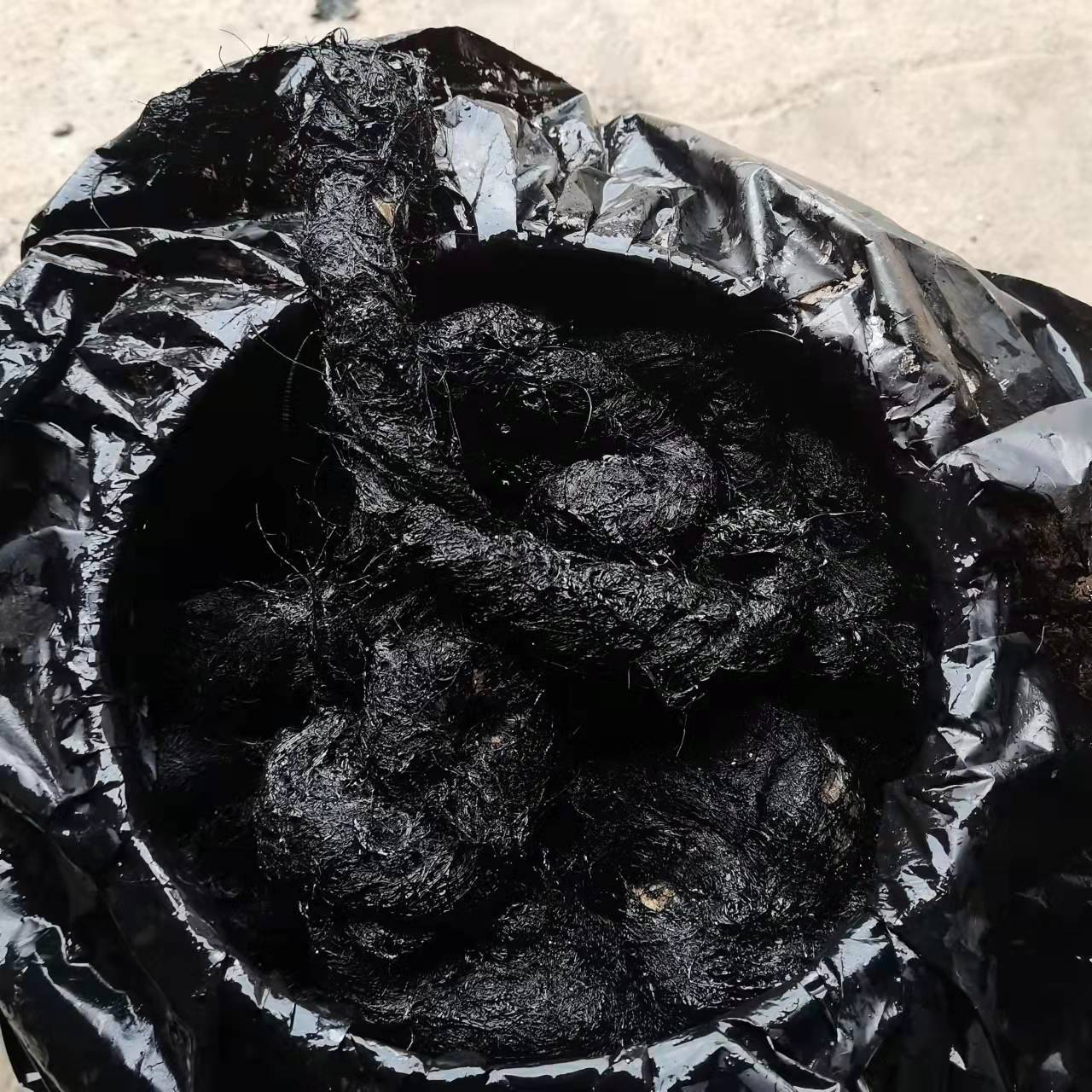 出售沥青麻筋2cm油浸沥青麻丝麻絮桥梁伸缩缝沉降缝用沥青油麻绳