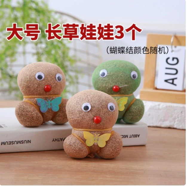 СтоловаяCute кукольная головка для детского сада для выращивания растений, DIY