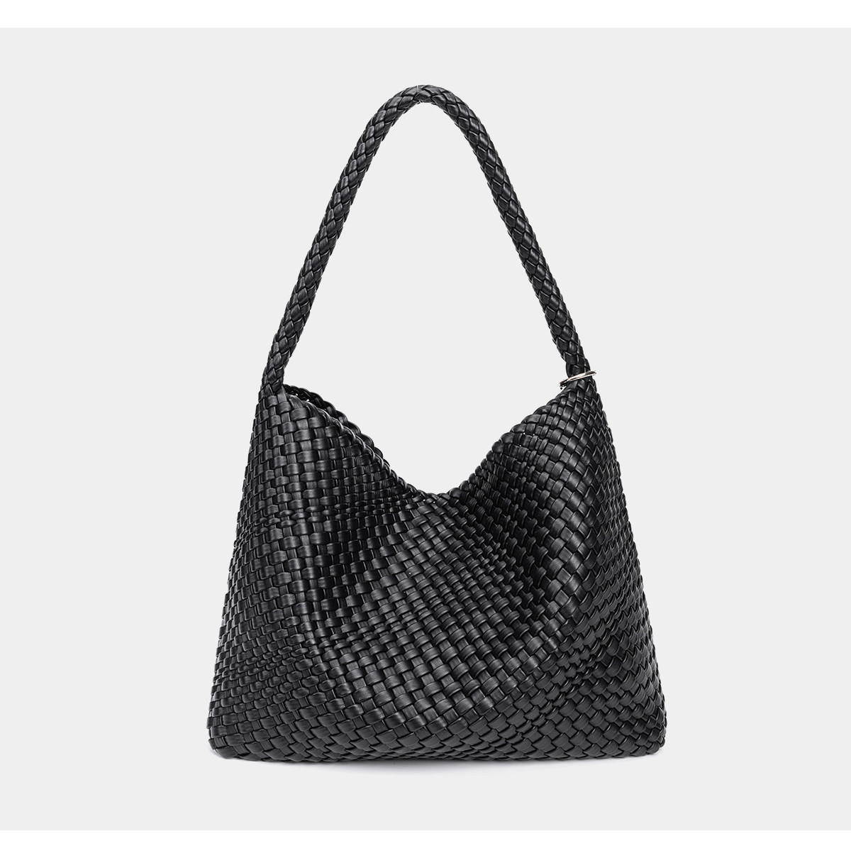 Túi tote vải dệt nữ cỡ lớn đi làm kiểu mới — đen chi tiết 18