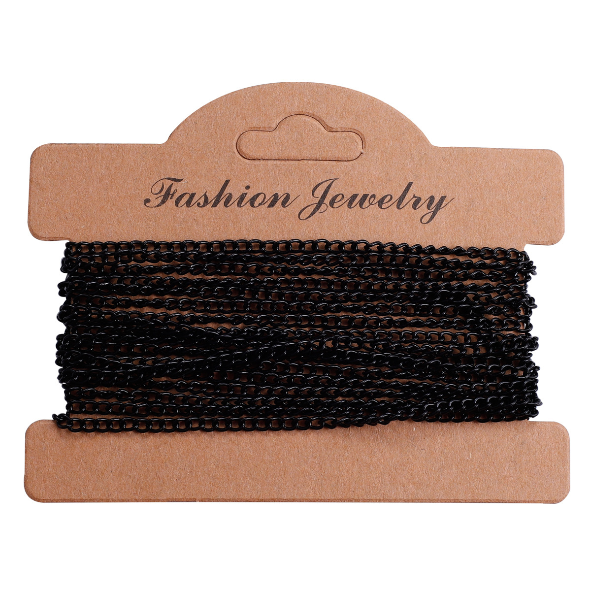 2,5mm 3,5mm cadena secreta plana hecha a mano DIY joyería collar pulsera 3 M cadena de hierro plateado 9 colores opcionales