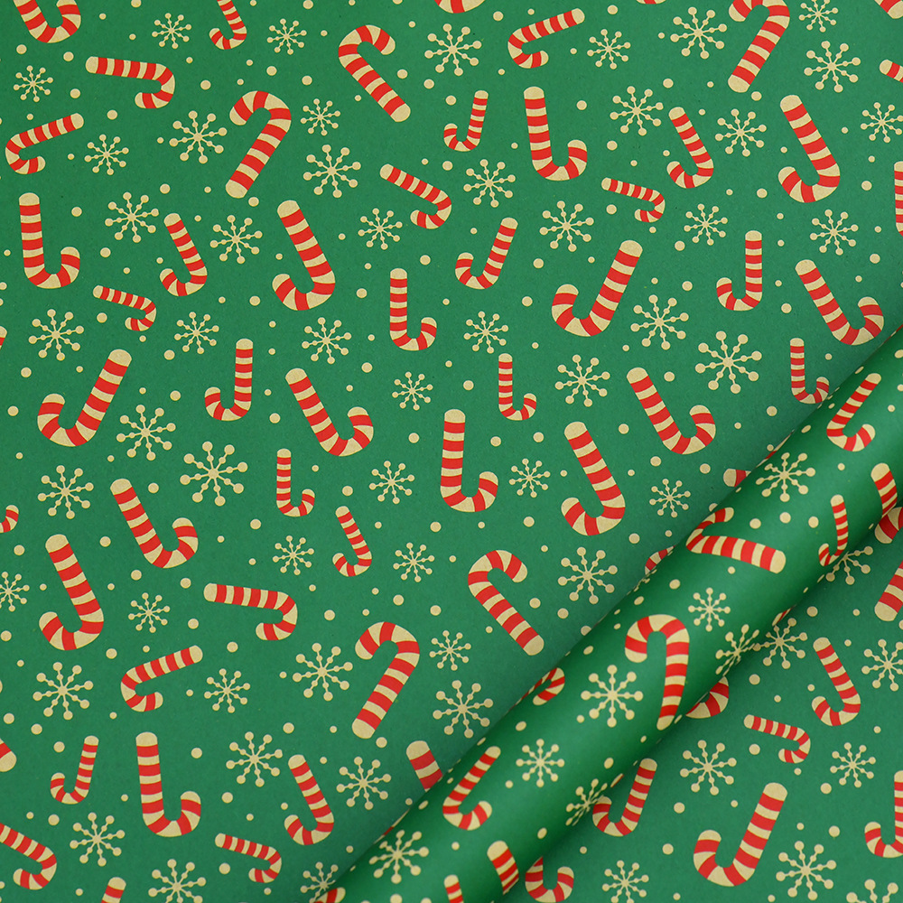 Amazon Navidad Vintage papel de regalo de papel Kraft Santa Claus árbol de Navidad de dibujos animados de papel de regalo