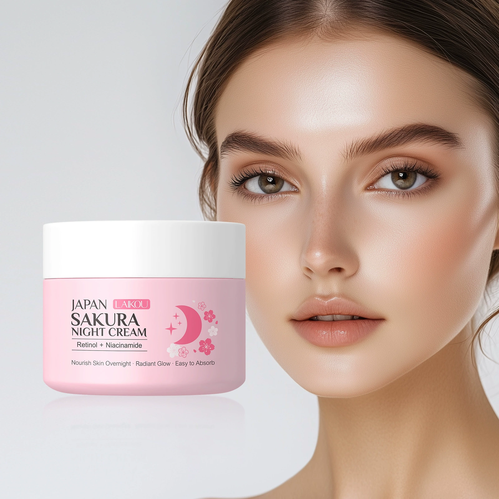 Трансграничный Locome Япония вишневый ночной крем 30 г увлажняющий увлажняющий крем